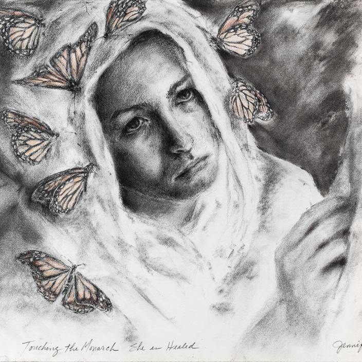 Touching The Monarch She is Healed