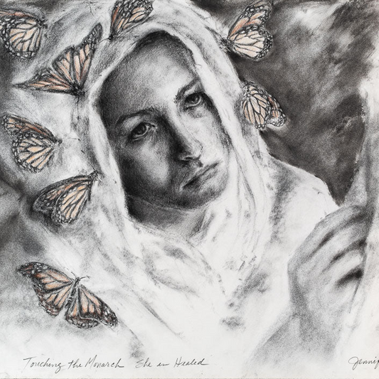 Touching The Monarch She is Healed