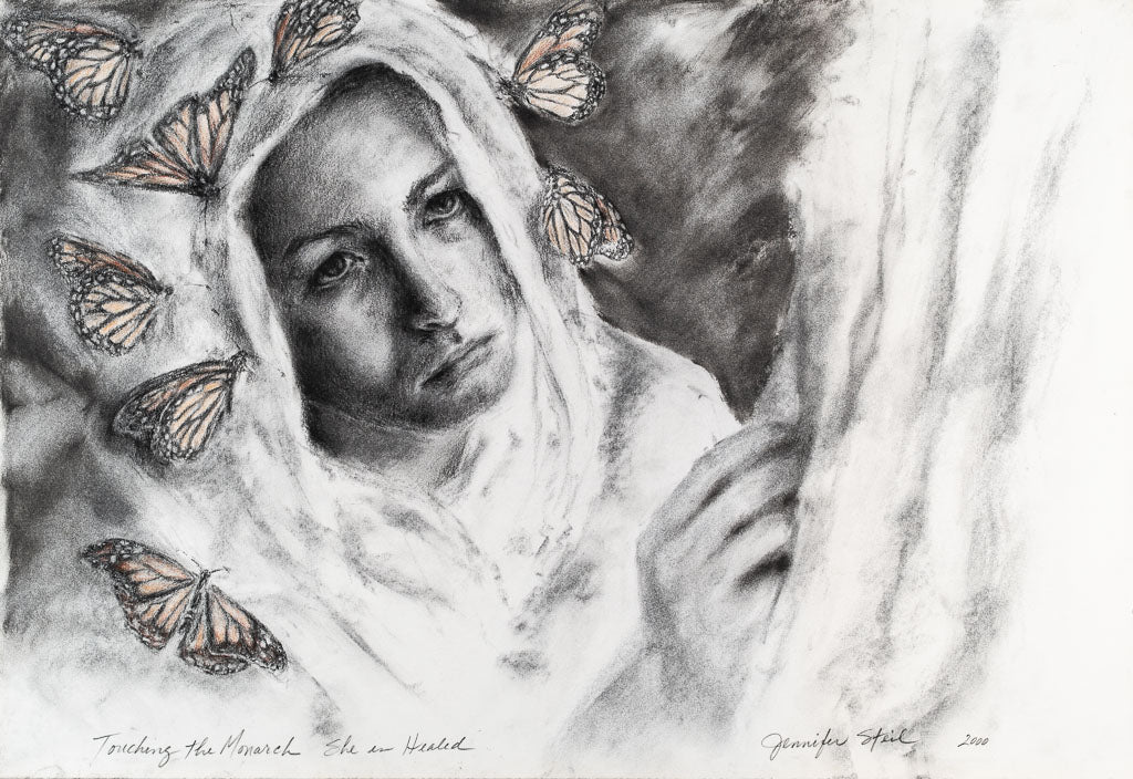 Touching the Monarch She is Healed