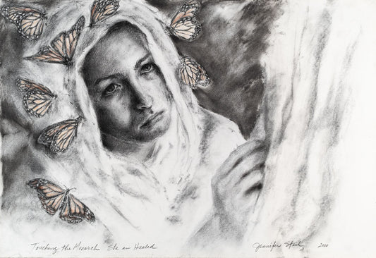 Touching the Monarch She is Healed
